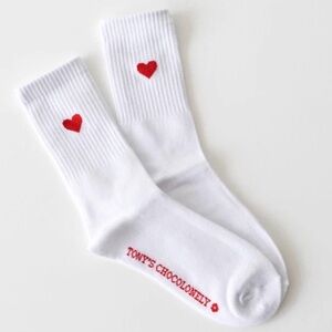 CJ Hendry x Tony’s Chocoloney red heart socks